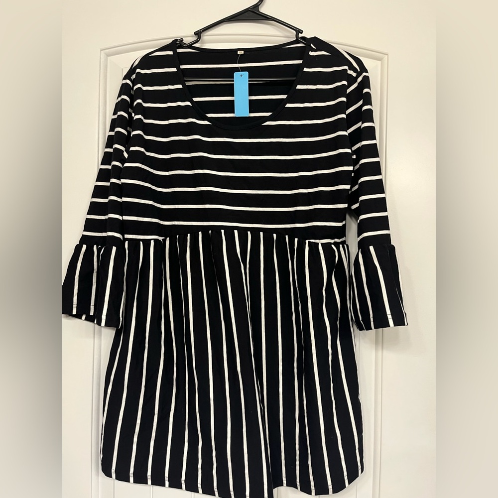 Striped Maternity Tunic